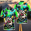 BlueJose Darts Dartboard Bear Street Style Customized Name, Team Name 3D Shirt (4 Colors)
