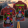 BlueJose Darts Urban Crazy Bear Customized Name, Team Name 3D Shirt (4 Colors)