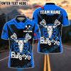 BlueJose Darts Bullseye Design Personalized Name, Team Name Shirt (4 Colors)