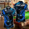 BlueJose Billiards 8 Ball Pirate Skull Ocean Personalized Name, Team Name Unisex Shirt (4 Colors)