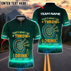 BlueJose Darts Funny Neon Text "I Play Darts “ Drink and I Forget Things" Personalized Name, Team Name Shirt (4 Colors)