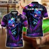 BlueJose Billiards 8-Ball Crazy Skull Jocker Colorful Graffiti Personalized Name, Team Name Unisex Shirt (4 Colors)