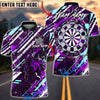 BlueJose Darts Abstract Strike Style Multicolor Options Personalized Name Shirt (4 Colors)