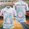 BlueJose Bowling And Pins Crystal Dragon Customized Name, Team Name 3D Shirt (4 Colors)