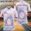 BlueJose Bowling And Pins Crystal Dragon Customized Name, Team Name 3D Shirt (4 Colors)
