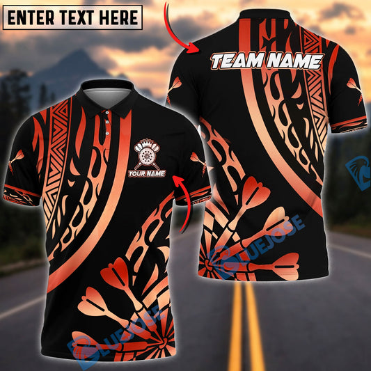 BlueJose Darts Elite Tribal Personalized Name, Team Name Unisex Shirt (6 Colors)