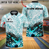 BlueJose Bowling And Pins Black Dragon Power Power Customized Name, Team Name 3D Shirt (4 Colors)