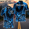 BlueJose Darts Lightning Claws Precision Dartboard Multicolor Options Personalized Name Shirt (6 Colors)