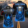 BlueJose Darts Demon Skull Fire Personalized Name, Team Name Shirt (4 Colors)