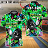 BlueJose Bowling And Pins Ball Graffiti Streetwear Funny Bowlshit Quote  Customized Name, Team Name 3D Shirt (4 Colors)