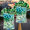 BlueJose Darts Leopard Fur Pattern Dartboard Art Multicolor Options Personalized Name Shirt (4 Colors)
