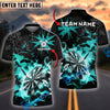 BlueJose Fire & Jet Strike Theme Darts Tournament Shirt Customized Name, Team Name Shirt (4 Colors)