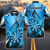 BlueJose Darts Lightning Strike Dartboard Luxury Sport Design Personalized Name, Team Name Unisex Shirt (6 Colors)