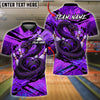 BlueJose Bowling And Pins Snake Strike Ball Jungle Power Graphic Customized Name, Team Name 3D Shirt (4 Colors)