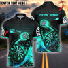 BlueJose Darts Flaming Personalized Name, Team Name Shirt (6 Colors)