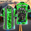 BlueJose Darts Fiery Grim Reaper & Dartboard Multicolor Options Personalized Name Shirt (4 Colors)