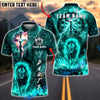 BlueJose Darts Christian Lion of Judah Dart Player Lightning Faith Multicolor Options Personalized Name Shirt (4 Colors)