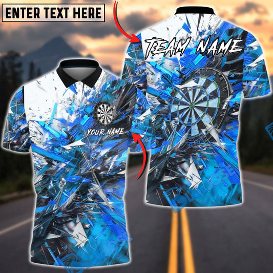 BlueJose Darts Explosive Dartboard Multicolor Options Personalized Name Shirt (4 Colors)