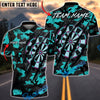 BlueJose Darts Black Camouflage Multicolor Options Personalized Name Shirt (4 Colors)