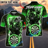 BlueJose Darts Electric Panther Lightning Dartboard Personalized Name, Team Name Shirt (6 Colors)