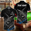 BlueJose Billiards Dragon 8 Ball Fire Shadow Customized Name, Team Name 3D Shirt (6 Colors)