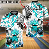 BlueJose Bowling & Pins Angry Bull Fire Tribal Art  Customized Name, Team Name 3D Shirt (4 Colors)