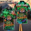 BlueJose Darts King Tiger Graffiti Urban Style Personalized Name, Team Name Unisex Shirt (4 Colors)