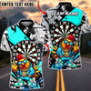 BlueJose Darts Dartboard Hip Hop Chicken Street Art Multicolor Options Personalized Name Shirt (6 Colors)