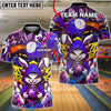 BlueJose Bowling & Pins Bunny Bowling Graffiti Hoodie Style Street Art Customized Name, Team Name 3D Shirt (4 Colors)
