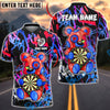 BlueJose Darts Bear Graffiti Heart Breaker Art Multicolor Options Personalized Name Shirt (6 Colors)