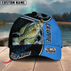 BlueJose Blue Hexagon Sport Style Water Splash Personalized Cap (13 Breeds)