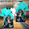 BlueJose Bowling & Pins Savage Gorilla Street Style Strike Customized Name, Team Name 3D Shirt (4 Colors)