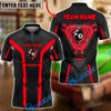 BlueJose Billiards 8-Ball Cyber Armor Neon Panels Personalized Name, Team Name Unisex Shirt (6 Colors)