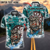 BlueJose Darts Bulldog Barricade Personalized Name, Team Name Shirt (4 Colors)