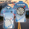 BlueJose Darts Classic Personalized Name, Team Name Shirt (4 Colors)