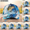 BlueJose Fishing Technical Fish Scale Personalized Cap (13 Breeds)