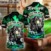 BlueJose Billiards 8 Ball Play Pool or Die Personalized Name, Team Name Unisex Shirt (4 Colors)