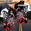 BlueJose Thunder Impact Darts Personalized Name, Team Name Shirt (6 Colors)