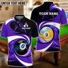 BlueJose Billiards 8 Ball & 9 Ball Stormeye Personalized Name, Team Name Unisex Shirt (6 Colors)