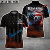 BlueJose Billiards 8 Ball Smoke American Flag Personalized Name, Team Name Shirt