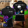 BlueJose Billiards Poker Skull Personalized Name Unisex Shirt (6 Colors)