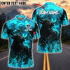 BlueJose Darts Firestorm Bullseye Personalized Name, Team Name Shirt (4 Colors)