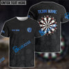 BlueJose Darts Golden Time Personalized Name, Team Name Shirt (4 Colors)