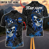 BlueJose Darts Aztec Skull Warrior Multicolor Options Personalized Name Shirt (6 Colors)