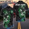 BlueJose Darts Aztec Skull Warrior Multicolor Options Personalized Name Shirt (6 Colors)