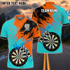 BlueJose Darts Board Claws Of Devil Personalized Name, Team Name Shirt (4 Colors)