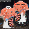 BlueJose Darts Breast Cancer Personalized Name, Team Name Shirt