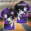 BlueJose Bowling And Pins Flash Customized Name 3D Shirt (6 Colors)