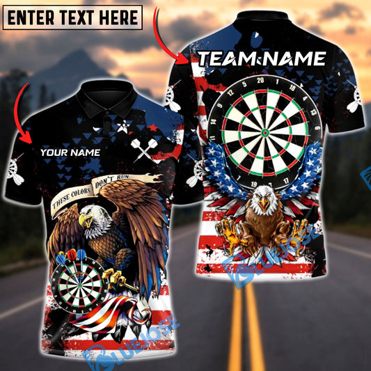 BlueJose Darts Fearless Target Personalized Name Shirt