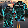 BlueJose Darts Paint Graffiti Dartboard Personalized Name, Team Name Unisex Shirt (4 Colors)
